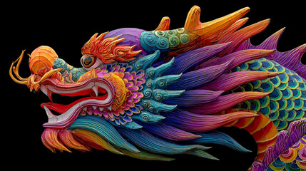 Brilliantly Colored Dragon Lantern Sculpture Featured at Seoul Lantern Festival in Korea