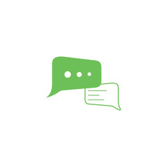 Chat speech bubble icon
