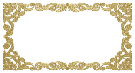 Elegant Gold Flourish Dividers & Ornamental Border Designs | Vintage Decorative Scroll Frames, Classic Victorian Luxury Line Art Elements