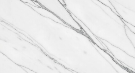 Obraz premium White marble slab with grey veins running diagonally across the surface