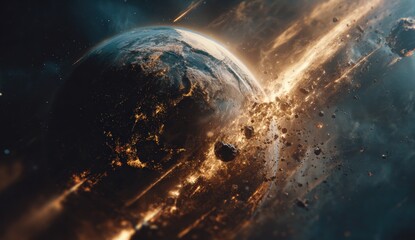 Earth under cosmic bombardment