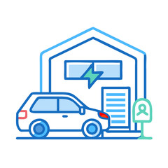 Electric vehicle charging at home