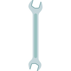 Silver Combination Wrench Tool For Construction And Carpentry Repair Work On A Transparent Background
