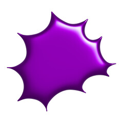 3d speech bubble Blank empty message box Textbox frame for banners, price tags, stickers, design