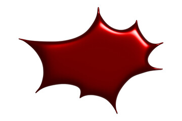 3d speech bubble Blank empty message box Textbox frame for banners, price tags, stickers, design