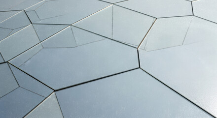 Abstract geometric tessellation pattern clean modern polygonal surface texture