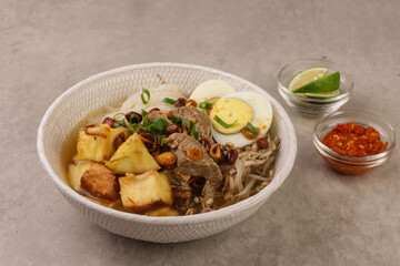 Sop Ubi is Traditional Soup from Sulawesi, Indonesia.