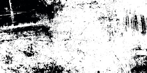 Vintage black and white grunge texture pattern with scratched faded effect distressed wall background.