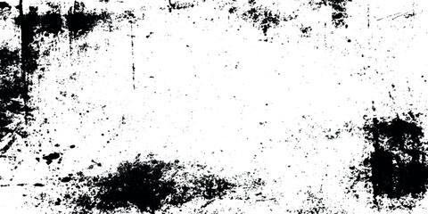 Vintage black and white grunge texture pattern with scratched faded effect distressed wall background.