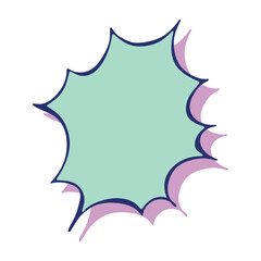 Hand drawn speech bubble Blank empty message box Textbox frame for banners, price tags, stickers, design