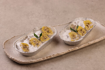 Lengat Pisang is Malaysian Traditional Food Made From Steamed Banana With Sago or Tapioca Pearl.