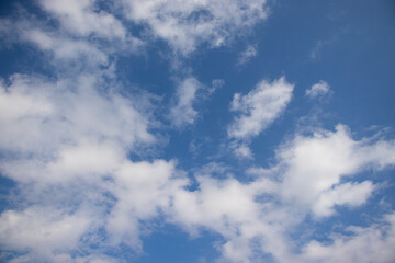 Clouds come in various shapes.