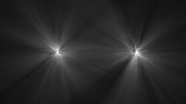 White dynamic strobe light effect animation. Flash light animation on black background .light effect ray background.