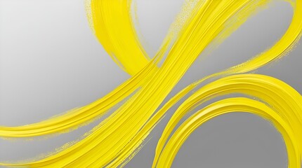 Modern abstract Arylide yellow background with layered curves, subtle shadow depth, and a smooth satin-like finish, ideal for professional presentations, flyers, or web layouts.