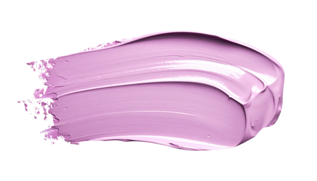 textured abstract purple color paint stroke isolated on transparent background, png - Powered by Adobe