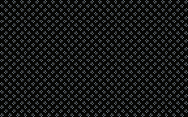 Geometric abstract seamless pattern with blue n grey square of round corner composition on black background. Vector illustration, for masculine shirt lady dress cloth cover decoration textile wall