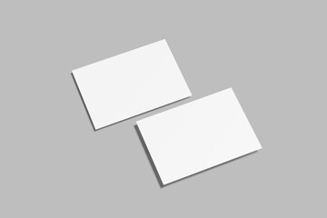 A5 Landscape Flyer Blank Mockup