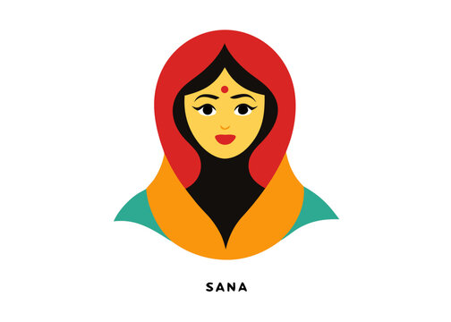 vector illustration of a red devil