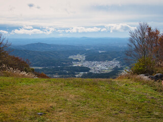 仙台平から観た紅葉