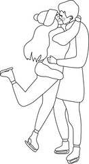 sketch of a man in a suit