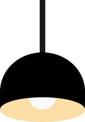 Modern lamp vector 