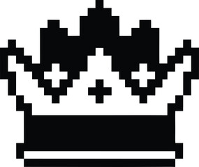 Fototapeta premium Pixel crown