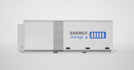 Energy storage system or battery container unit