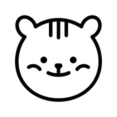 귀여운 동물 아이콘 다람쥐