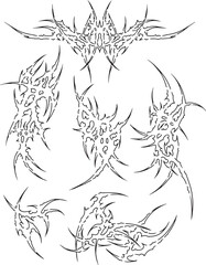 Cybersigilism Tattoo Designs