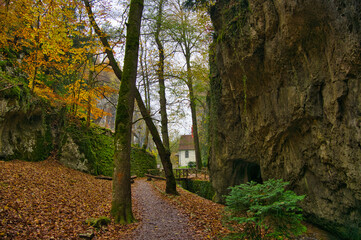 Verenaschlucht bei Solothurn in der schweiz