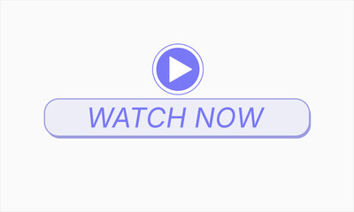 Watch Now Button with Play Icon for Streaming
