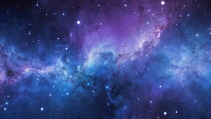 Fototapeta premium A breathtaking view of a colorful cosmic nebula in deep space.
