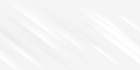 Obraz premium White abstract background with line pattern, banner design. Vector 16:9