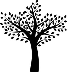 Obraz premium Tree silhouette