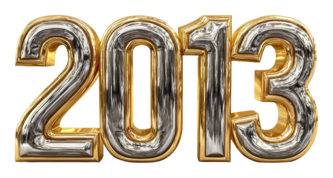 Digital celebrations of new year 2013 a global festive perspective isolated on transparent background