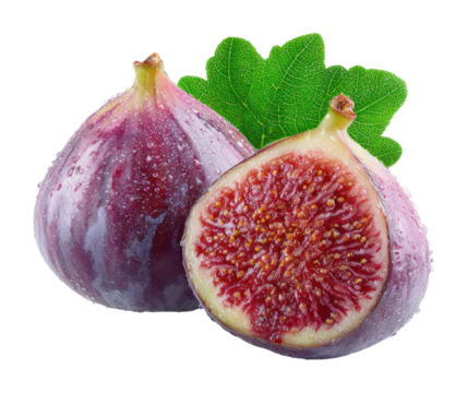 Fruits harvesting fresh figs farm food natural isolated on transparent background