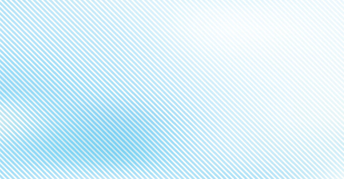 A diagonally striped gradient background features light blue lines that seamlessly blend into white, creating a minimalist and modern design with a sense of calm and clarity