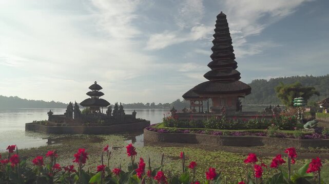 Pura Ulun Danu Beratan (Pura Bratan) in Bali, Indonesia