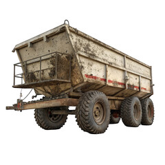 Obraz premium old truck isolated on white