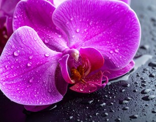 Fototapeta premium purple orchid flower