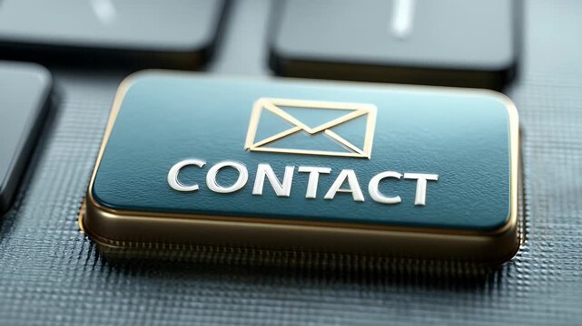 Contact us email button on computer keyboard