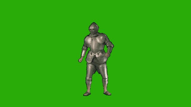 Knight with armor