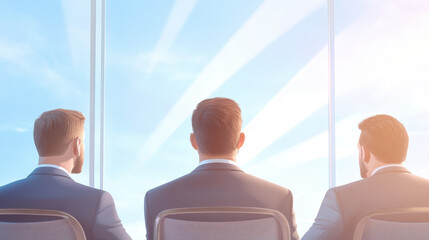 Conference Business leaders in meeting