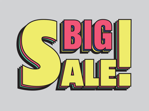 Big Sale and Shopping Concept