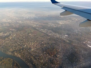 View from an aeroplane window
