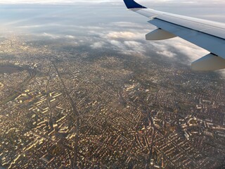 View from an aeroplane window