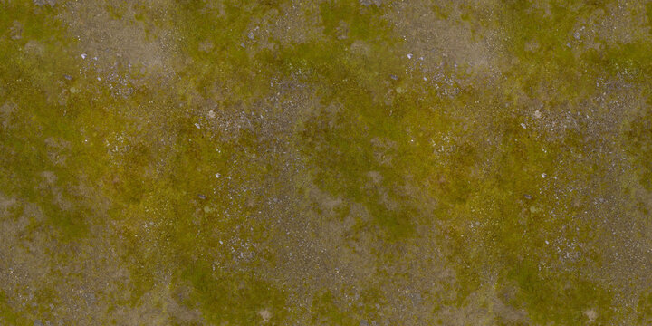 Seamless Rough Mossy Ground Texture Full Frame Aerial Shot