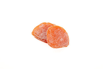Orange Dried Fruit Slices with Sugar Coating - Sweet Natural Healthy Snack