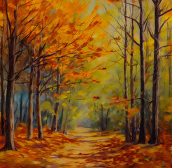 autumn in the forest