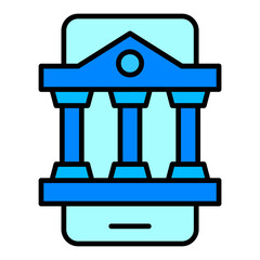 Mobile bank Icon